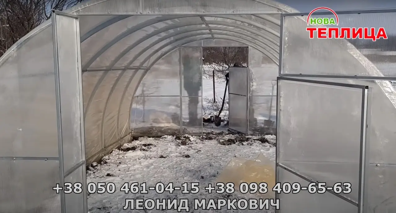 Купить Теплицы шириной 3,5 м (Пленка) Комби Длина 4,6,8,10